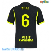 Camisa de time de futebol Atletico Madrid Koke #6 Replicas 2º Equipamento 2026-27 Manga Curta